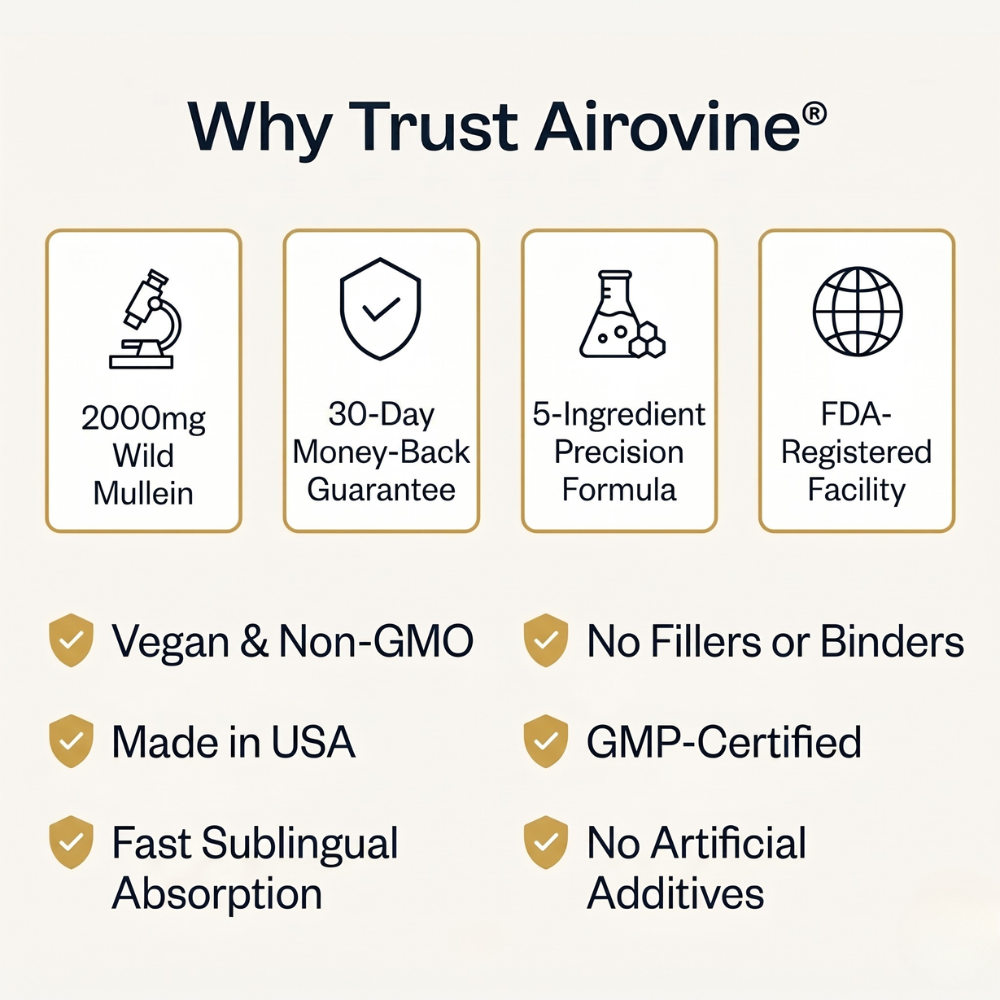 New Maximum Potency Mullein Drops For Smokers